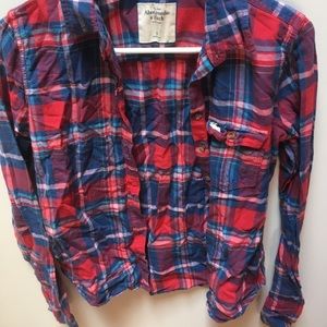Women’s Abercrombie and Fitch flannel-size m.
